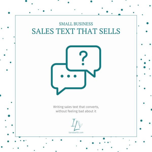 Small Business Sales Text That Sells instant download PDF ebook