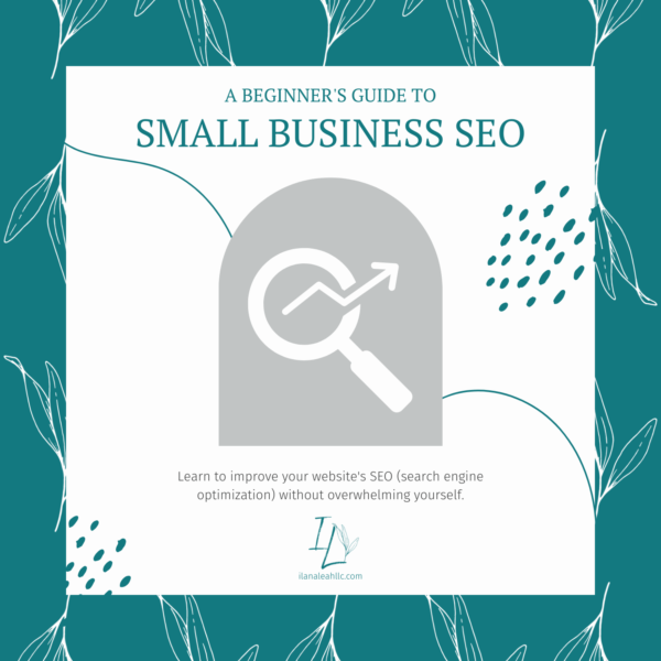 A Beginner's Guide To Small Business SEO - learn basic SEO in no time! Ilana Leah LLC